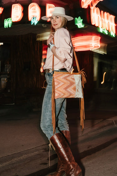 Fringe + Hide Purse